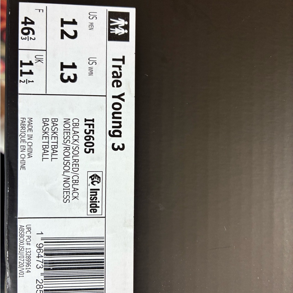 Adidas Trae Young 3 in Black and Red